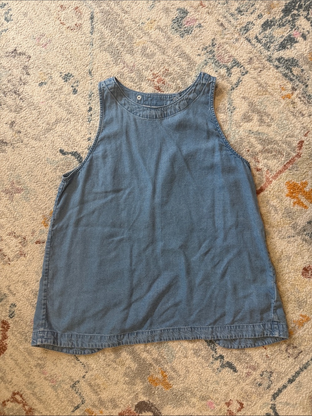 GAP Soft Denim Blue Tank Top